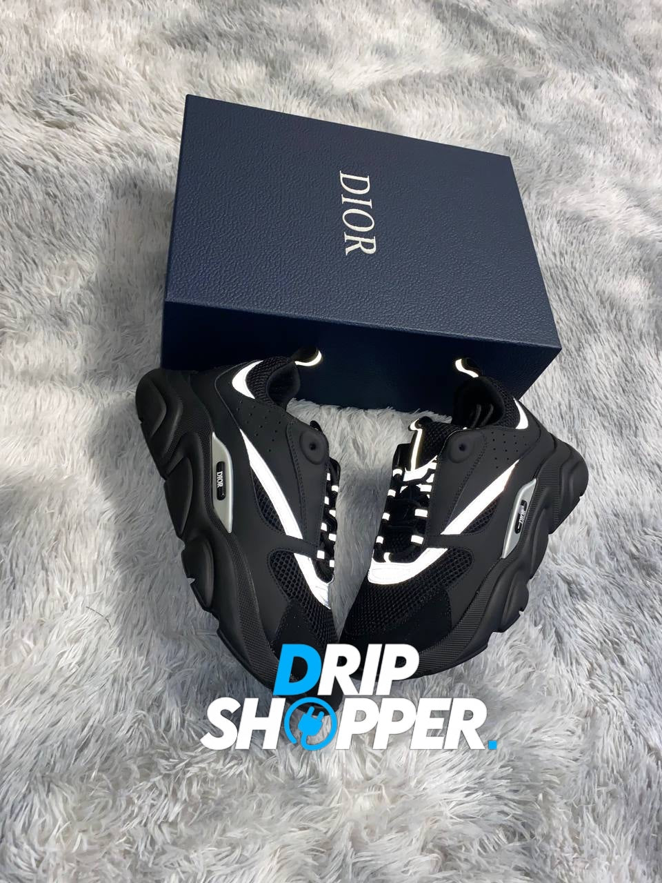 Dior B22 Black Silver