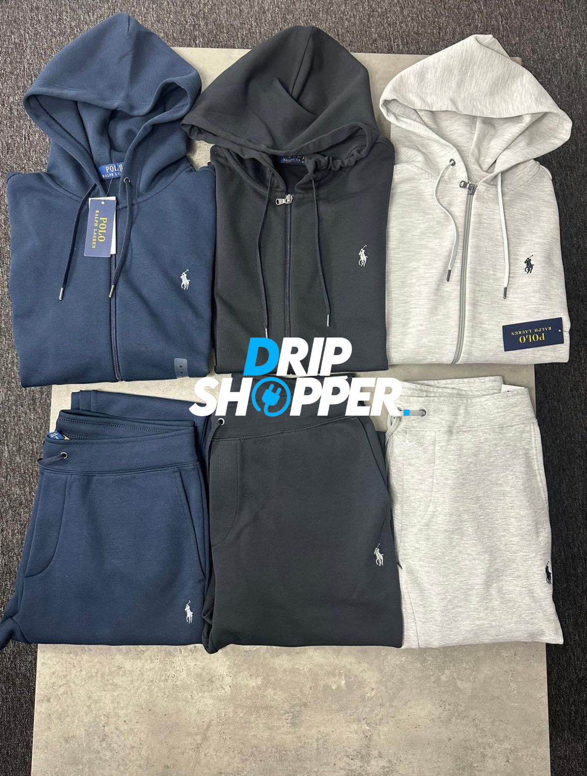 Polo Ralph Lauren Double-Knit Full Zip Hoodie